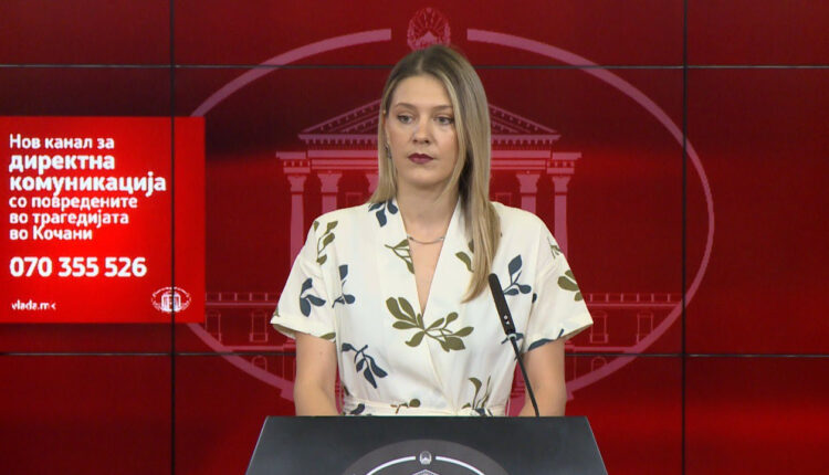 Miteva: Kanal i ri për komunikim të drejtpërdrejtë me të lënduarit në tragjedinë në Koçan – 070 355 526