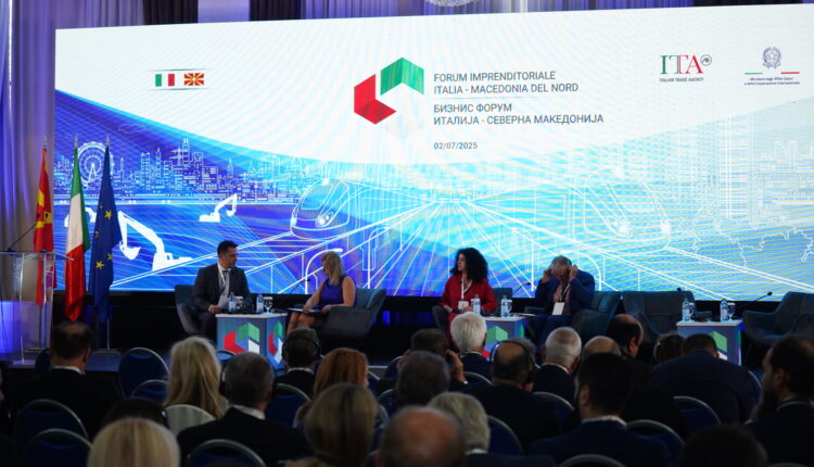 Bozhinovska nga Forumi i Biznesit Itali-Maqedoni: "Tranzicioni i gjelbër tashmë ka filluar – dhe Maqedonia po udhëheq!"