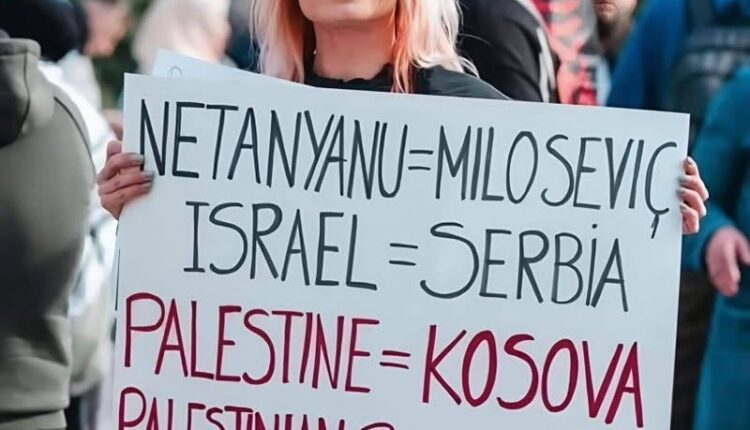 Shpërthen Evi Kokalari: Protesta në Tiranë, nga llumi i krijuar nga Vëllazeria Myslimane, që barazon Palestinën me Kosovën