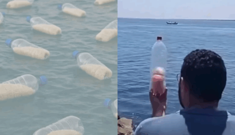 “Nga deti në det, një shishe shprese për Gazën”, egjiptianët tentojnë të dërgojnë ushqim në Gaza përmes shisheve