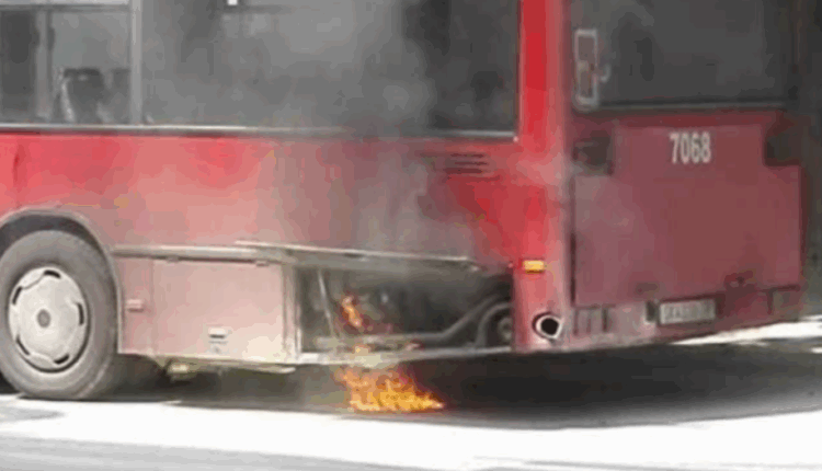 Autobusi i NQP përfshihet nga flakët, shoferi përfundon në Toksikologji