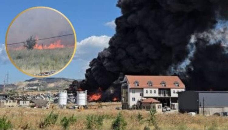 Zjarri në deponinë mes Shutkës dhe Vizbegut, QMK: Është kërkuar mbështetje nga ajri, shqyrtohet edhe evakuimi i banorëve
