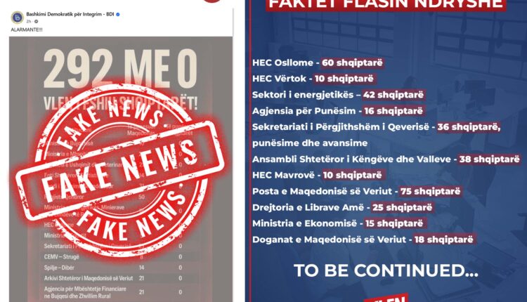 VLEN i reagon BDI-së: Boll me rrena, faktet flasin ndryshe!