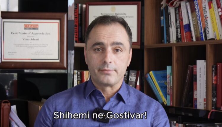 Visar Ademi do të jetë kandidatë i pavarur për kryetar të komunës së Gostivarit