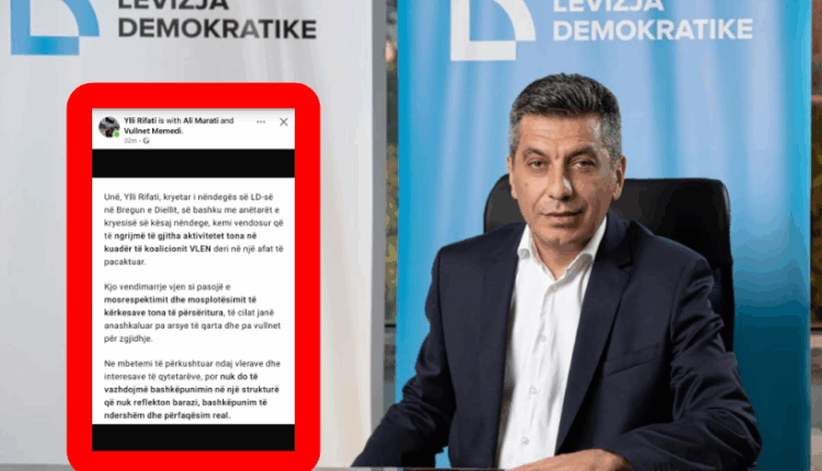 Nëndega e LD-së së Mexhitit i ngrijnë të gjitha aktivitetet partiake (FOTO)