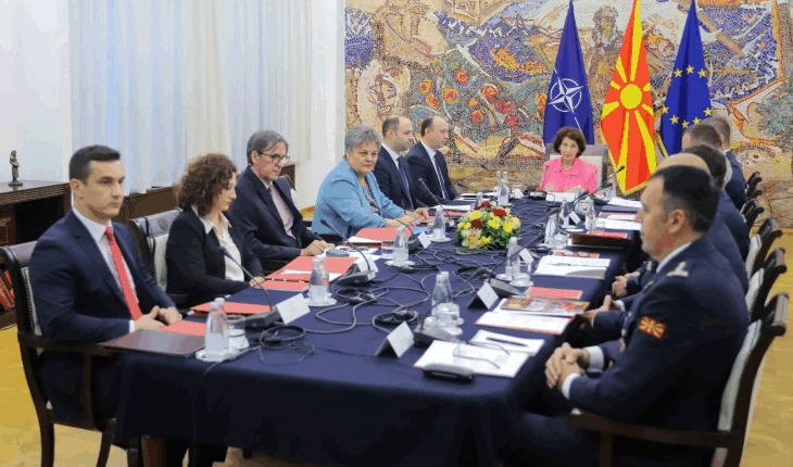 Presidentja Siljanovska thërret Këshillin e Sigurisë