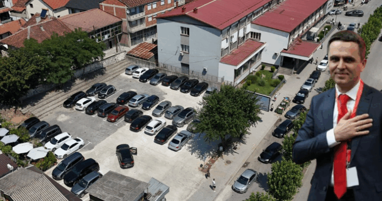 Kasami tallet me qytetarët e Tetovës: Promovon parking me 44 vende që nuk mjaftojnë as për gjykatën