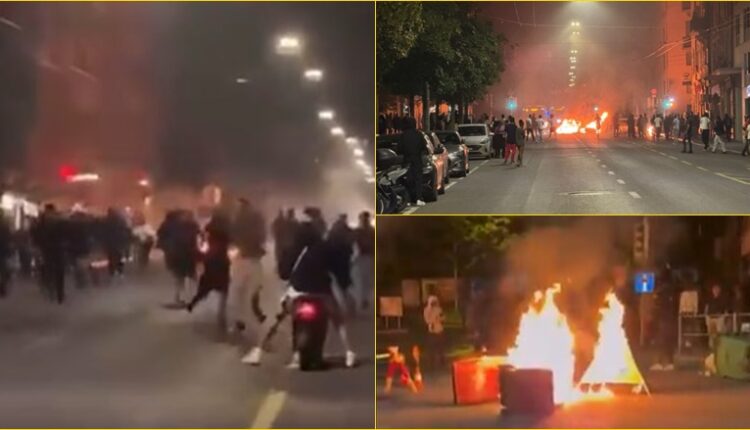 Fishekzjarre drejt policisë, zjarr dhe shkatërrim: Trazira në Lozanë të Zvicrës pasi një adoleshent gjeti vdekjen duke ikur nga policia (VIDEO)