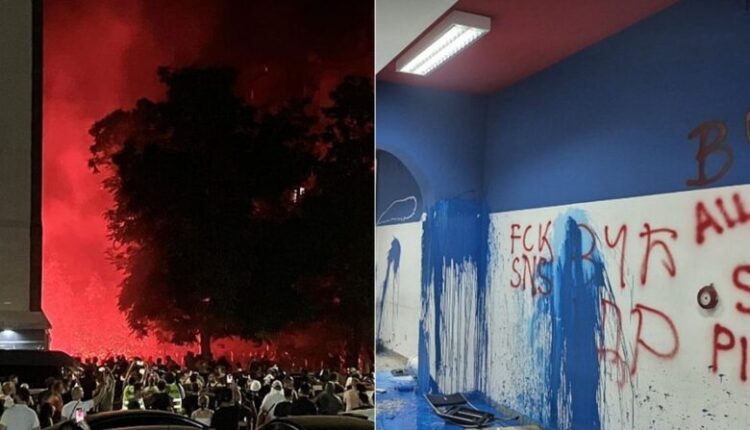 Zyrat e PPS-së u shembën në Novi Sad – Sulm në Beograd, përfaqësuesi i tyre u mbulua me gjak