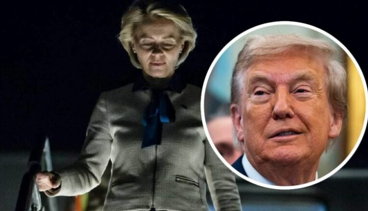 Trump: Aeroplani i Ursulës mbeti pa GPS-in, të paktën ajo nuk po përdorte celularin