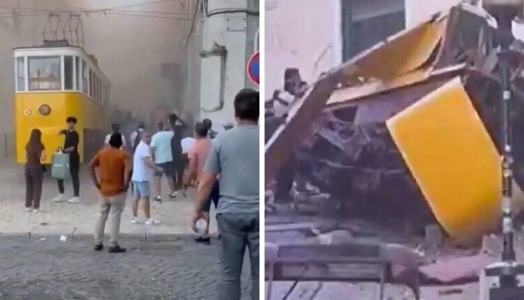 Mjeti i transportit malor del nga shinat në Lisbonë – tre viktima