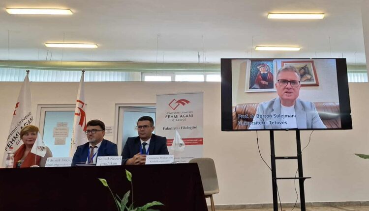 Dekani i Fakultetit Filologjik, Prof. Dr. Berton Sulejmani mori pjesë në Konferencën Shkencore Ndërkombëtare “Çështje të gjuhës, letërsisë dhe përkthimit letrar”
