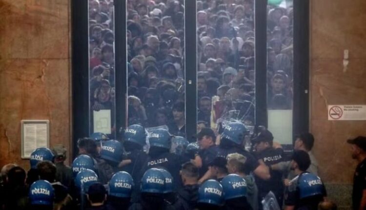 Italia në protesta për Gazën/ Përplasje në Milano, bllokohet autostrada në Bolonjë