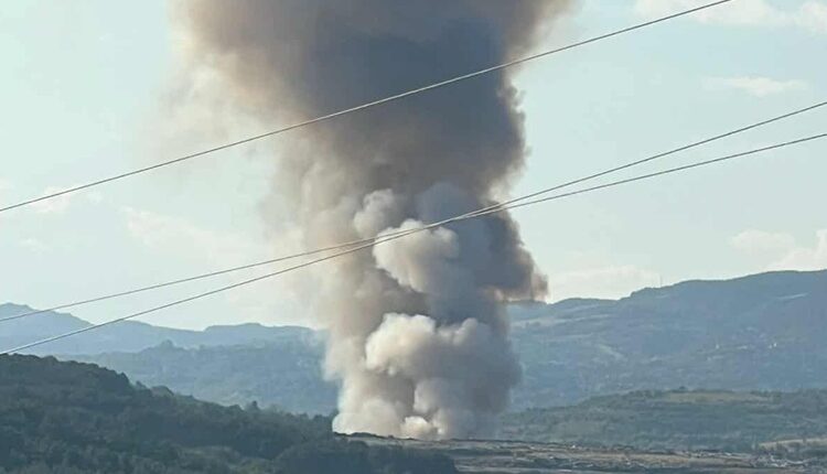 Zjarr i madh në Drislla