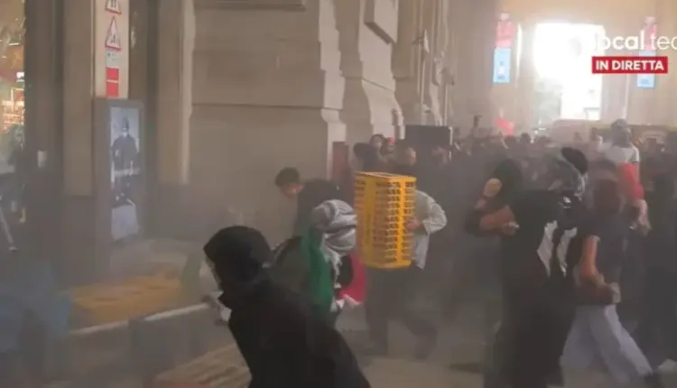 Trazira në Milano: Protesta për Gazën përfundon në kaos, 60 policë të plagosur (VIDEO)