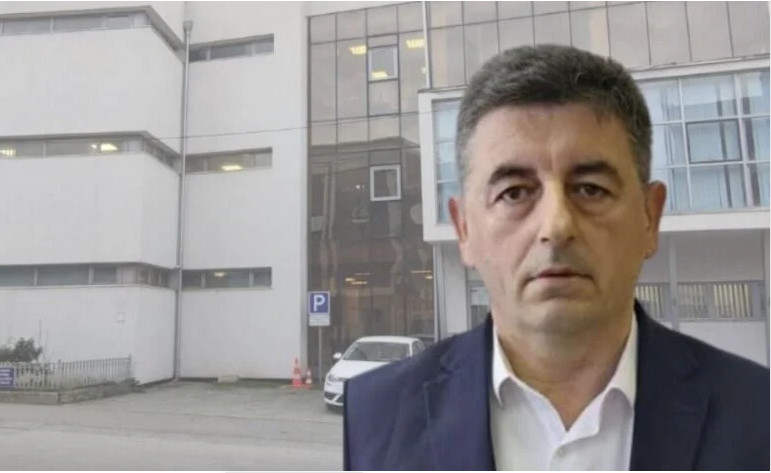 Pamje nga momenti i arrestimit të prokurorit Beqë Shala Pamje nga momenti i arrestimit të prokurorit Beqë Shala