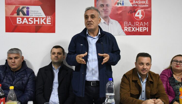 Bajram Rexhepi: Kthimi i dinjitetit për Tetovën nis nga Çarshia e Epërme