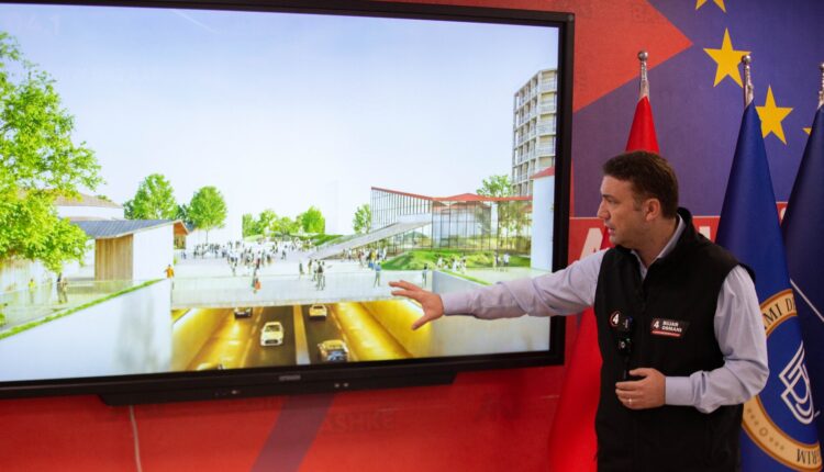 Bujar Osmani prezanton projektin kyç “Sheshi Liria”, rrugën nëntokësore për zgjidhjen e kaosit
