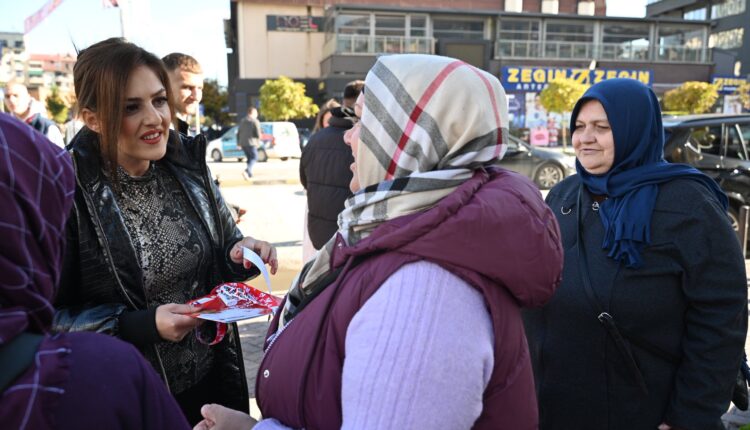 Rinia e AKI-së vazhdon aksionin në Tetovë, Bajram Rexhepi me mesazh bashkimi