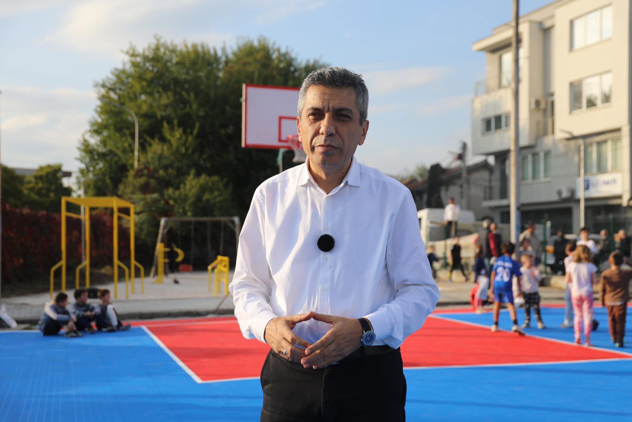 Mexhiti prezantoi fushën e re të basketbollit në Gazi Babë  Investim për rininë dhe energjinë e sportit