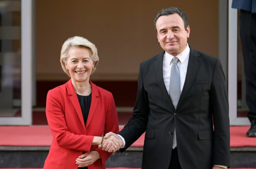 Jo në Qeveri  Ursula von der Leyen takon Kurtin në Kuvend