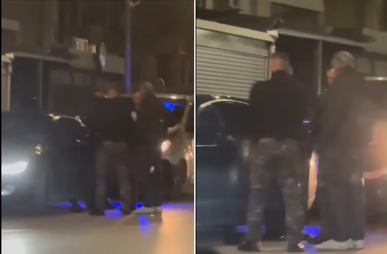 Pamje kur Njësia Speciale ndalon makinën e Ziadin Selës në Strugë (VIIDEO)
