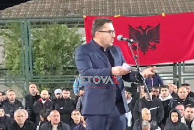 Arkin Jahi i BDI-së nga tubimi në Çellopek të Bërvenicës: Haqim Ramadani nuk është vetëm, ai e ka popullin dhe diasporën (VIDEO)