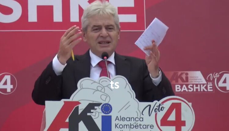 Ali Ahmeti nga Çashka: Shqiptarët i kanë menduar të jenë sharaxhi, por jo drejtues komunash! (VIDEO)