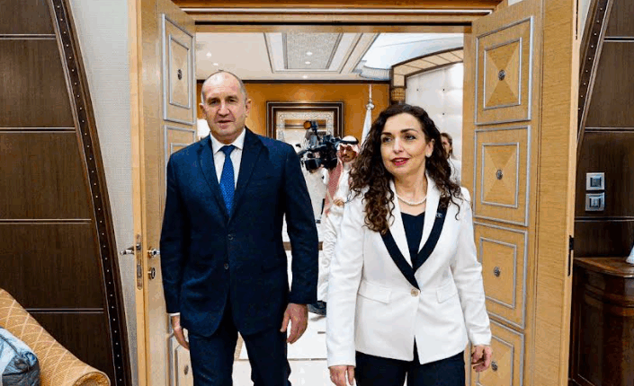 Heqja e masave të BE-së ndaj Kosovës, temë në takimin e Osmanit me presidentin bullgar