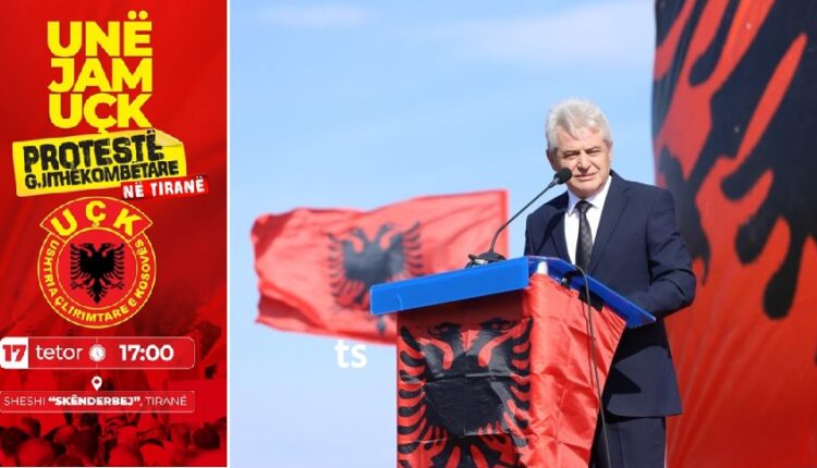 Ali Ahmeti thirrje për protestë masive në Tiranë më 17 tetor: Drejtësi për çlirimtarët, liria ka emër – UÇK!