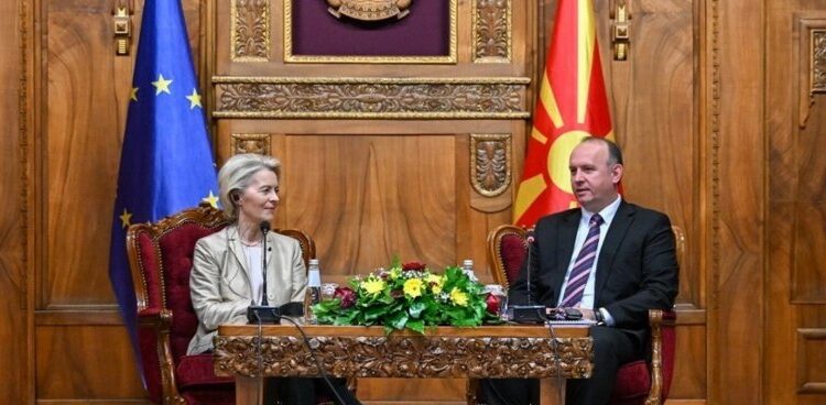 Gashi-Ursula von der Leyen: Slogani i BE-së “të bashkuar në diversitet” e përshkruan më së miri Maqedoninë e Veriut