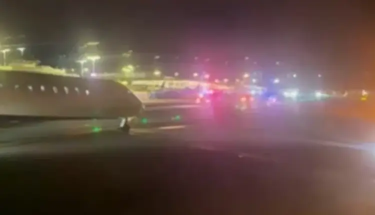 Njëri po nisej, tjetri po mbërrinte – dy aeroplanë me pasagjerë përplasen në Aeroportin LaGuardia të Nju Jorkut (VIDEO)