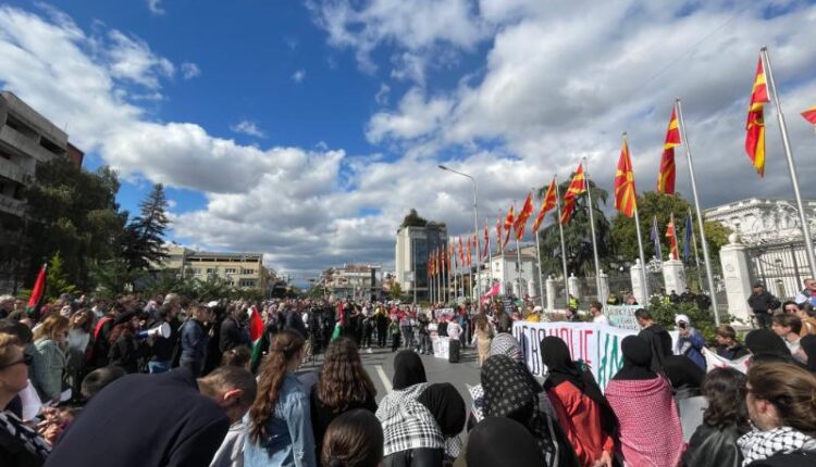 Marshi për Palestinën në Shkup: Nuk do të heshtim para genocidit
