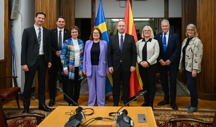 Suedia dhe Maqedonia e Veriut – miqësi dhe bashkëpunim për lidhje më të forta midis parlamenteve