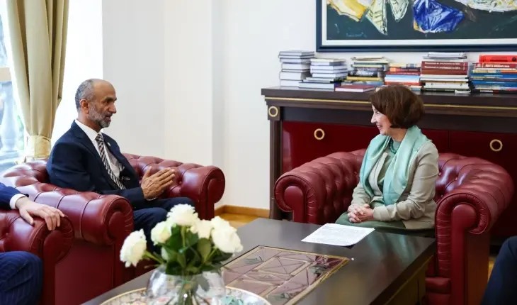 Siljanovska – Davkova realizoi takim me Ahmet bin Mohamed Al Xharvan, kryetar i Këshillit Global për Tolerancë dhe Paqe