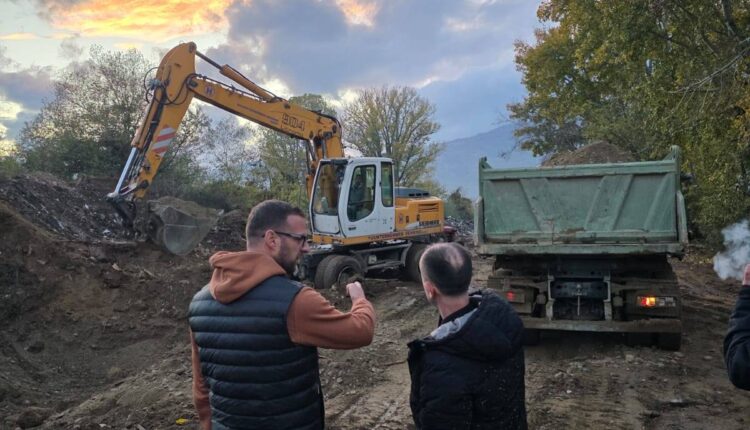 Daut Memishi fillon aksionin për pastrimin e komunës së Tearcës