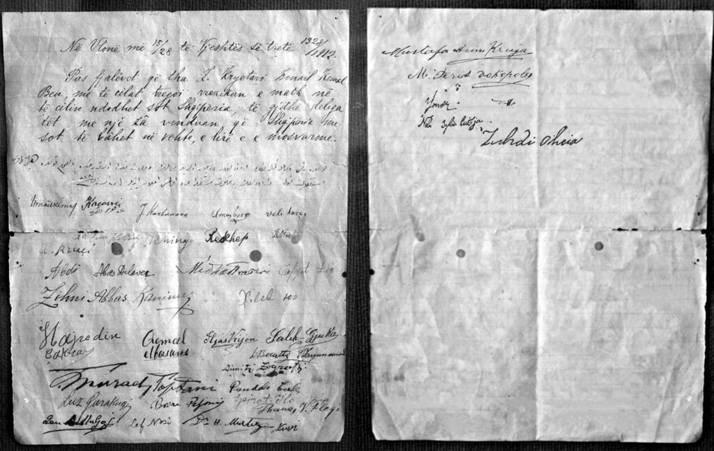 E vërteta e Dokumentit të Pavarësisë që ruhej nga Lef Nosi, i cili ka qenë origjinali i aktit themelimit të shtetit shqiptar E vërteta e Dokumentit të Pavarësisë që ruhej nga Lef Nosi, i cili ka qenë origjinali i aktit themelimit të shtetit shqiptar