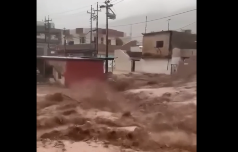 Çudia e motit në Iran  Nga thatësira në përmbytje pas mbjelljes së reve  VIDEO 