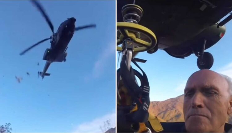 VIDEO/ E pickoi gjarpri, helikopteri i vjen në ndihmë kosovarit të lënduar në Curraj