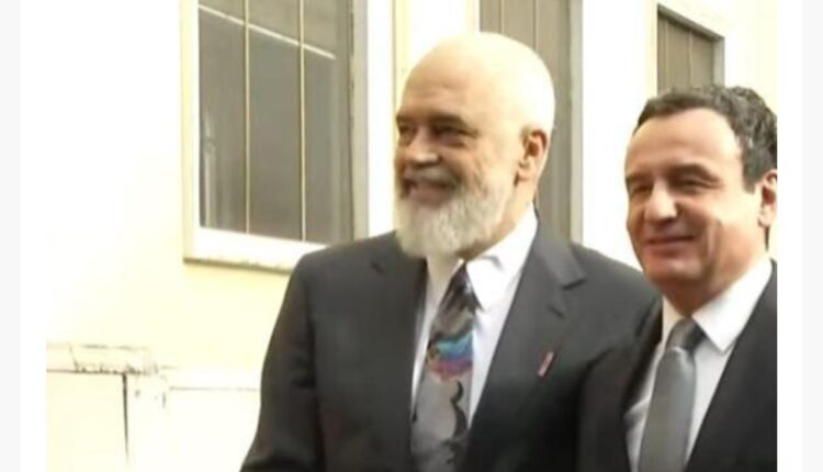 ‘Rruga jonë drejt BE’: Edi Rama mirëpret Albin Kurtin