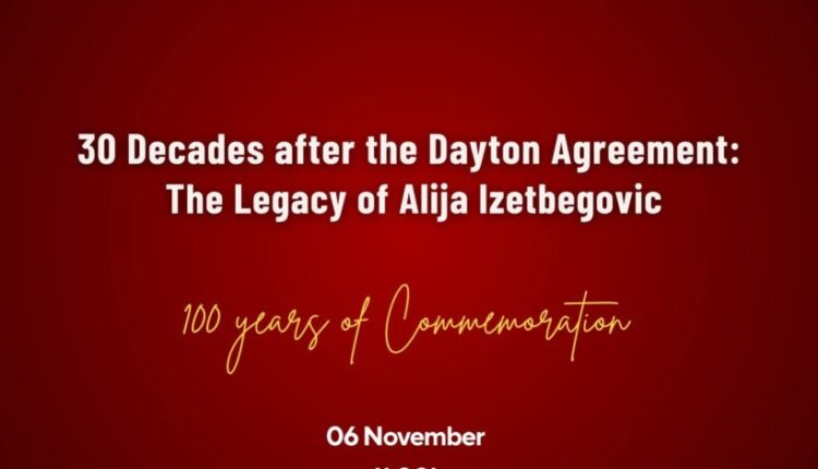 Konferencë Shkencore: “30 vite pas Marrëveshjes së Dejtonit – Trashëgimia e Alija Izetbegović”