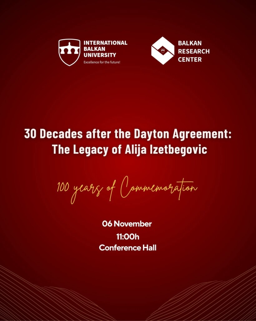 konference-shkencore-30-vite-pas-marreveshjes-se-dejtonit-trashegimia-e-alija-izetbegović