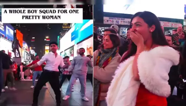 Propozim romantik në Times Square, videoja e çiftit bëhet virale