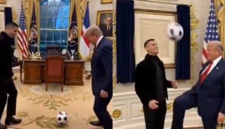 Duke luajtur me top me Ronaldon, Trump shpërndan videon e krijuar me IA