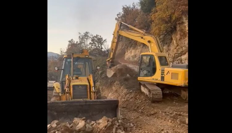 Nisin punimet për zgjerimin e rrugës në fshatin Llacë – Kasami: “Tetova nuk ndalet” (VIDEO)