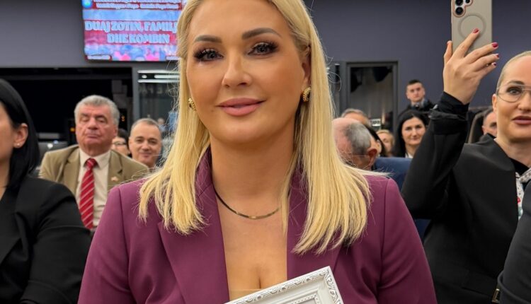 Remzie Osmani nderohet me titullin “Ambasadore për Paqe”