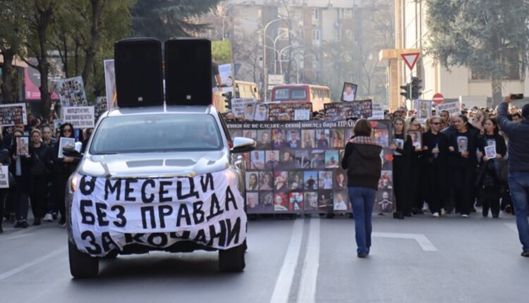 Protesta në Shkup, kërkohet drejtësi për 63 viktimat nga zjarri në Koçan