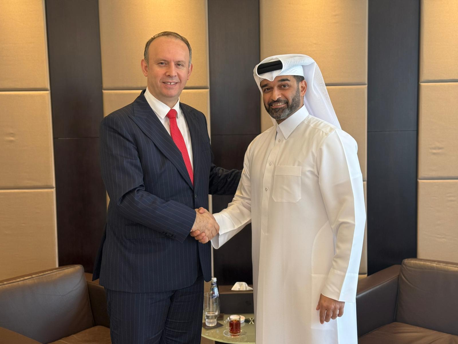 Gashi në Doha takohet me Sekretarin e Përgjithshëm të Komitetit Suprem për Dorëzimin dhe Trashëgiminë të Katarit  z  Hasan Al Thawadi