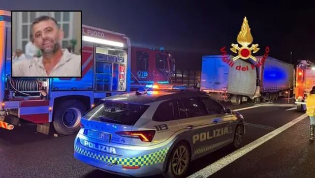 Aksident me kamion në Itali  shoferi shqiptar humb jetën  baba i dy fëmijëve