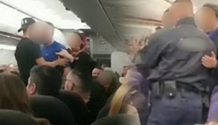 Tifozët sllovakë shkaktuan panik në avion! Njëri arrestohet në Aeroportin e Shkupit, 10 të tjerëve u ndalohet hyrja në Maqedoni